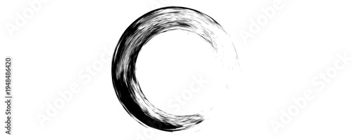 Vector black square grunge frame on a transparent background.