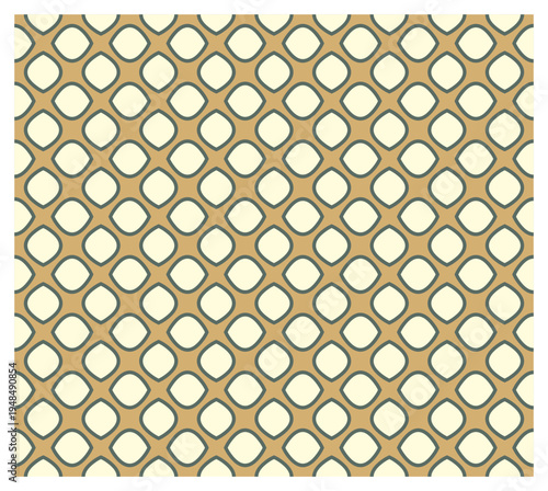 Decorative geometric seamless pattern background vector design