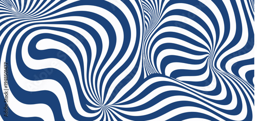 Abstract Digital Pattern With Blue And White Geometric Shapes And Light Effects vector