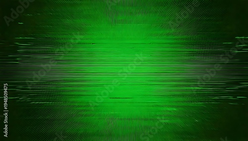 Dark green background with horizontal lines and radial gradient effect, creating a digital noise or static visual