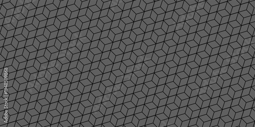 The geometric pattern with lines. Seamless background. Black and gray texture. Graphic modern pattern. Simple lattice graphic design