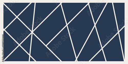 Straight background line with chaos random chaotic and pattern geometric abstract. Polygon mosaic texture with modern shapes irregular and design backdrop contemporary. Decorative grid composition