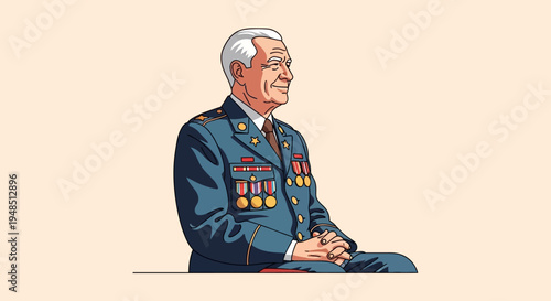 Veterans honored on Day of the brave soldier sitting proudly