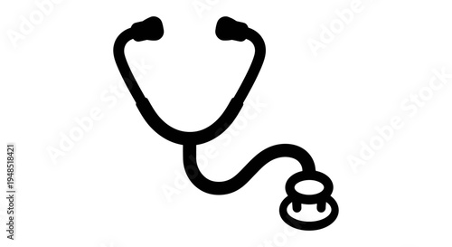 stethoscope isolated on white background