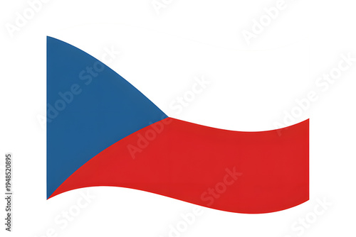 Waving Czech Republic flag with vibrant colors, representing national pride and patriotism for commercial use Free Download Waving Czech Republic flag with vibrant colors, representing national pride and patriotism for commercial use - GFXLoad