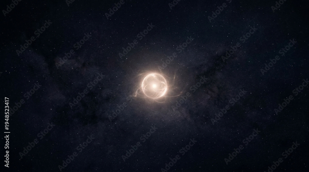 Fototapeta premium Solar eclipse with clouds in sky.
