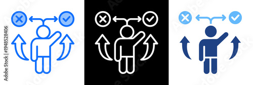 Decision Bias triplestyle icon