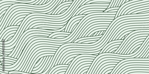 farm green banner, organic abstract background with fields. wavy green lines, natural organic products. vector ilustration