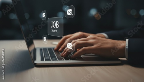 Professional online job search and digital recruitment process