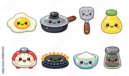 Cooking tools and condiments on dark gradient background