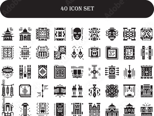 modern elevator interior and people using stairs flat design vector illustration