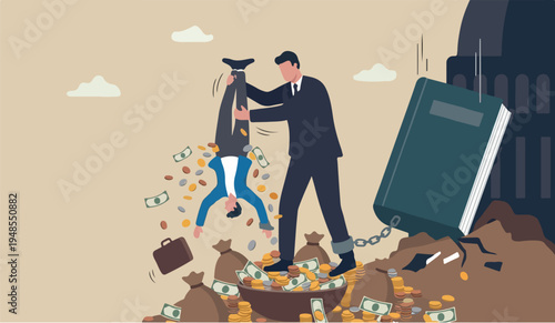 Tax hike or vernment increase steal money from people, debt or loan interest to pay off, unethical people overcharge bills, greed businessman hold small people shaking to get all their money