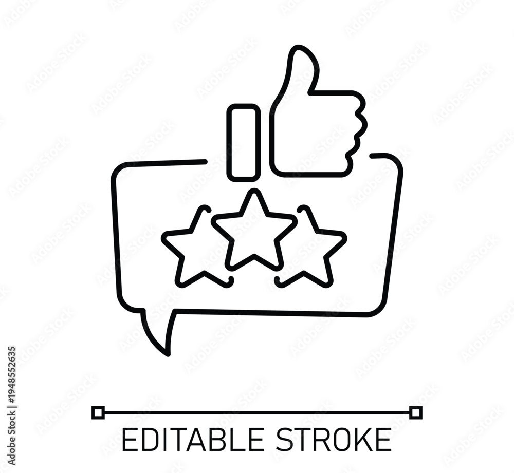 Obraz premium Customer Review Icon