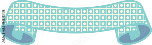 Ribbon Frame -4- Kanoko - mint green