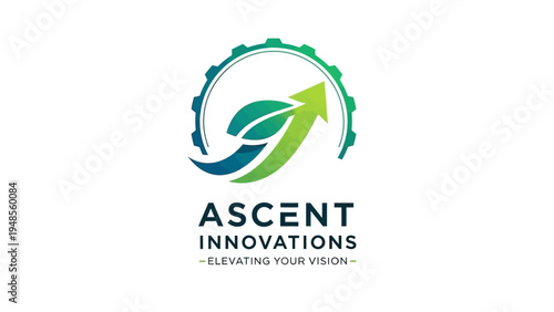 Ascent Innovations Logo Design Concept Business.