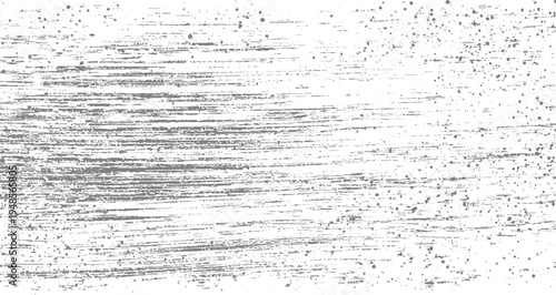 Gray horizontal brush strokes and scattered dots on white background texture abstract grunge distressed