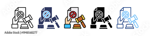 Legal Violation multiple icon