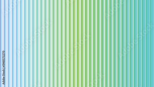 A refreshing visual of vertical stripes presenting a smooth gradient transition from blue to vibrant green and cyan