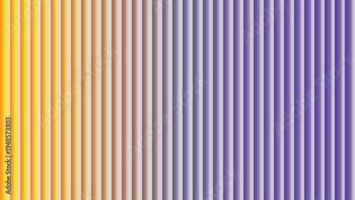 A striking vertical striped pattern displaying a vibrant color gradient from warm yellow to cool purple