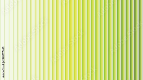 Bright yellow green vertical stripes create a smooth linear gradient pattern on a clean uniform surface