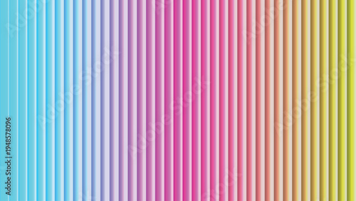 Colorful spectrum vertical stripes forming a vibrant rainbow gradient geometric pattern across the surface