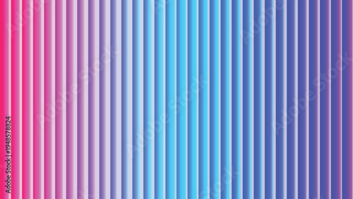 Vertical bars display a smooth color gradient from vibrant pink to cool blue and deep purple