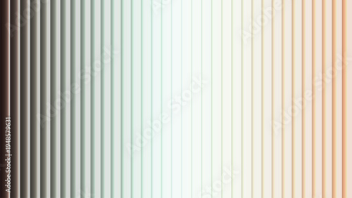 A subtle gradient of vertical stripes transitions from dark brown to light beige and orange
