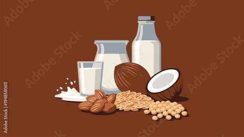 Plant based milks ingredients