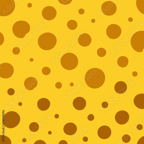 Cheese holes pattern background vector 
Vector pattern background
