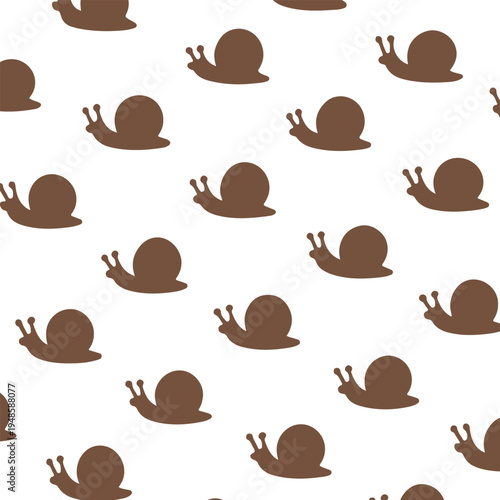 Snails pattern background vector 
Vector pattern background