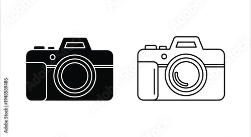 Camera Vector Icons Set Vector