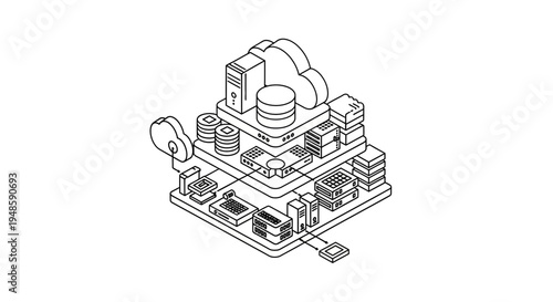 Cloud Computing Data Center Infrastructure Network Servers Technology Stack