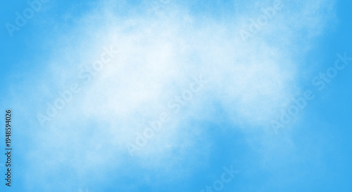 Blue Gradient Fog Texture Background, Transparent Background with Text Space, Spring Summer Concept