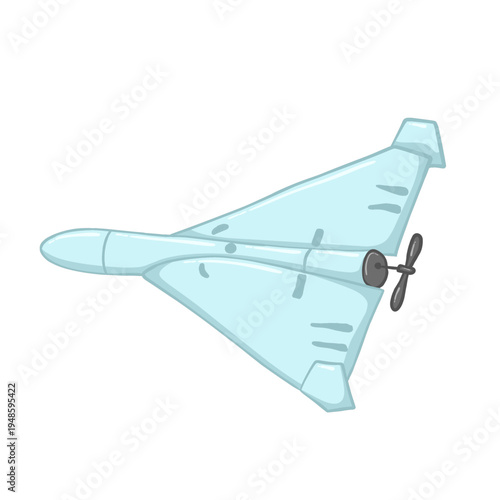 Illustration missile bomb drone