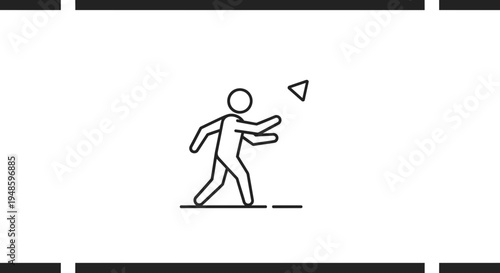 Person throwing paper airplane, concept of creativity, dreams, launch, and freedom