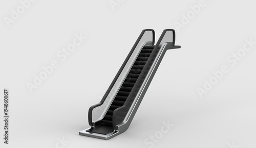 Canvas Print Escalator