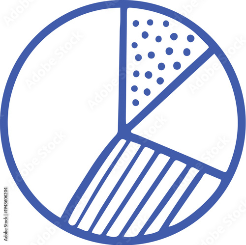 Hand-Drawn Pie Chart Icon