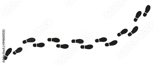 Shoe Footprint Icon , Walking Footstep Track Symbol Vector,Footprint Shoe Icon , Walking Track Symbol Vector..eps