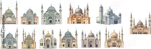 Majestic Mosque Architecture Collection