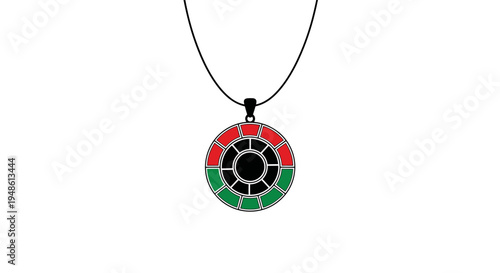 Roulette Wheel Pendant Necklace, Gambling Charm, Casino Jewelry, Luck Symbol