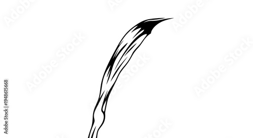 Elegant Quill Pen Writing Ink Splash, Vintage Calligraphy Tool