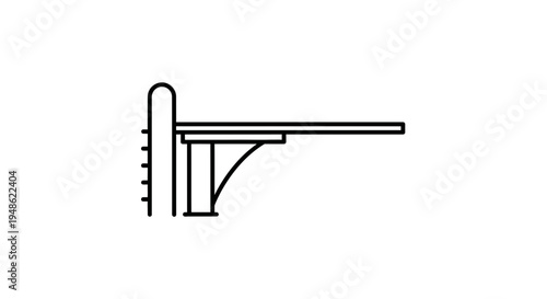 Barrier Gate Icon, Security Entrance, Access Control, Automated Boom Barrier