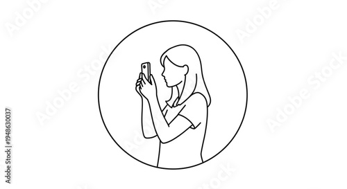 Woman Taking Photo with Smartphone, Lifestyle, Close-up, Technology