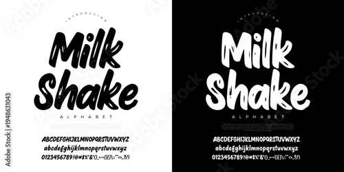 Playful marker font for cute branding and fun food packaging or social media graphics