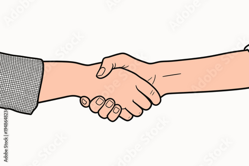 Hands shake in agreement during a business meeting to finalize a deal with mutual respect and understanding