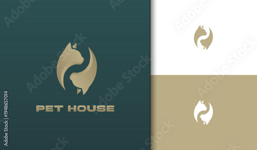 HEAD OF ANIMALS LOGO SIMPLE MINIMALIST