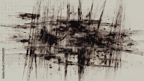 Abstract brown grunge texture background vector