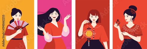 Vibrant collection of festive patterns for Mexican cultural celebrations, showcasing traditional elements like tacos, maracas, and colorful floral designs, ideal for event decorations