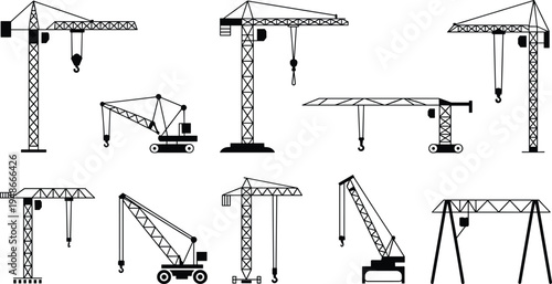 crane, construction, machinery, equipment, lifting, industrial, engineering, building, tower crane, mobile crane, construction site, heavy