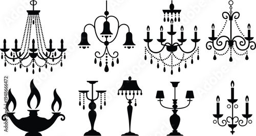 chandelier, lamp, lighting, vintage, candle, decorative, interior, luxury, classic, elegant, chandelier silhouette, home decor, lighting fixture, antique